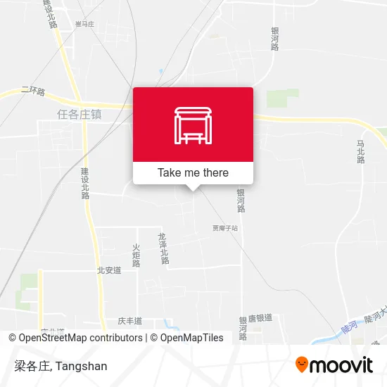 梁各庄 map