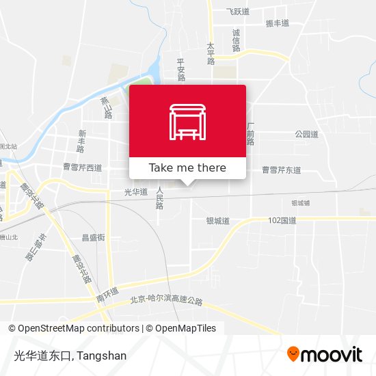 光华道东口 map