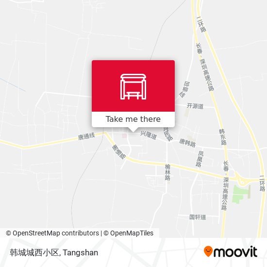 韩城城西小区 map