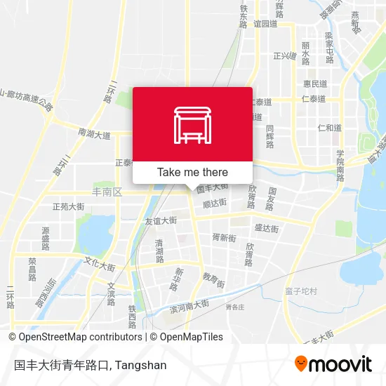 国丰大街青年路口 map
