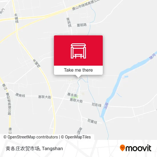 黄各庄农贸市场 map