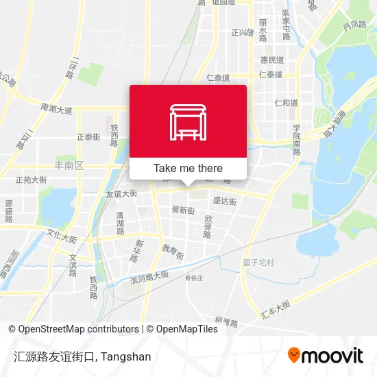 汇源路友谊街口 map
