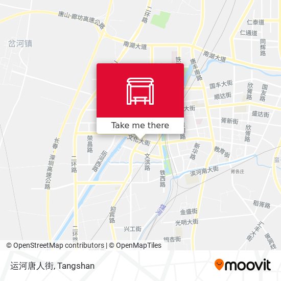 运河唐人街 map