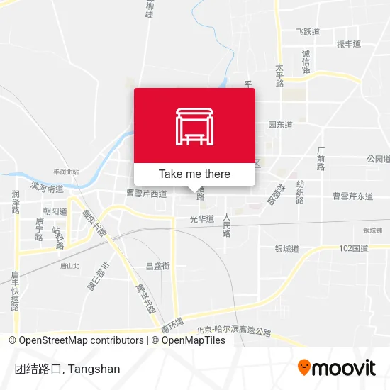 团结路口 map