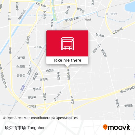 欣荣街市场 map