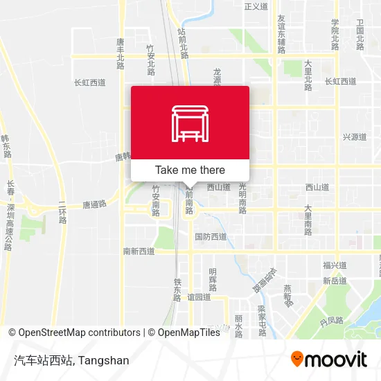 汽车站西站 map