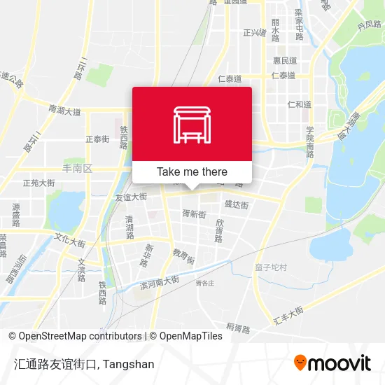 汇通路友谊街口 map