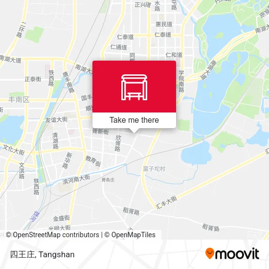 四王庄 map
