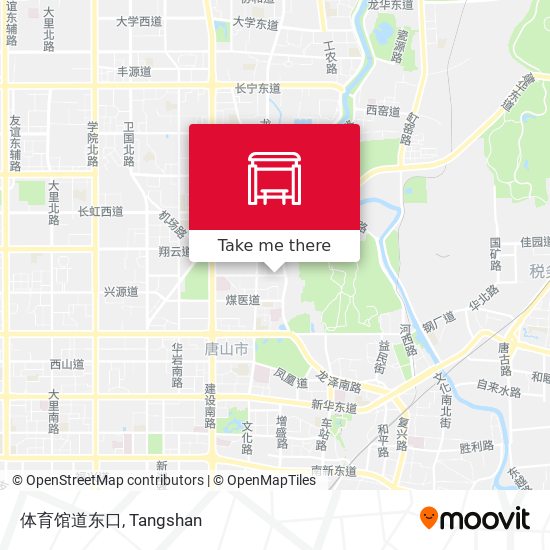 体育馆道东口 map