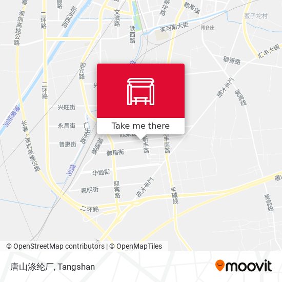 唐山涤纶厂 map