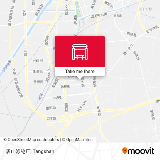 唐山涤纶厂 map