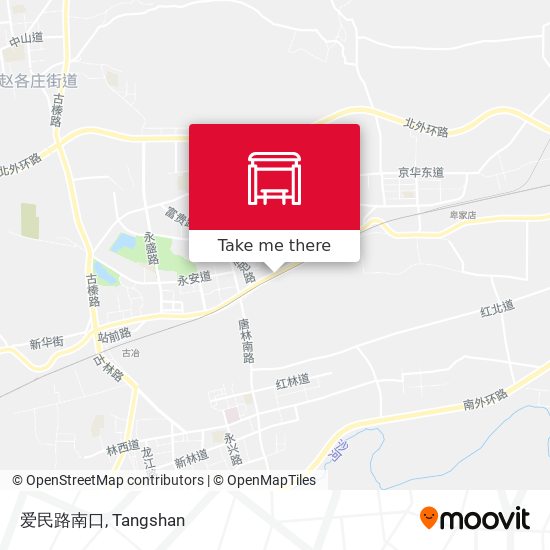 爱民路南口 map