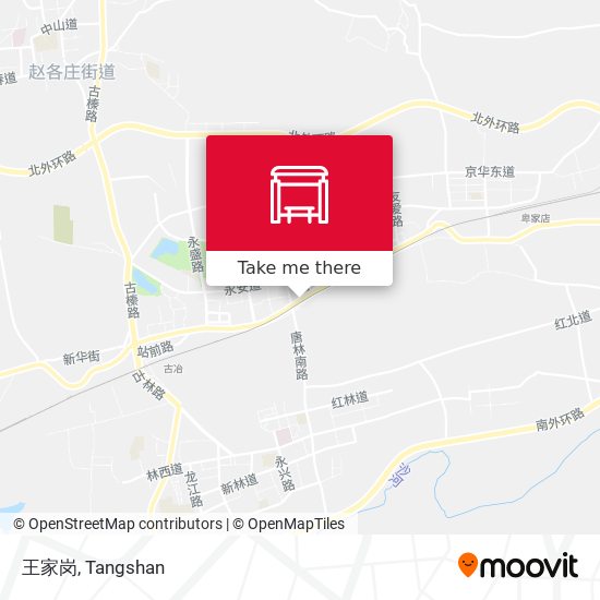 王家岗 map