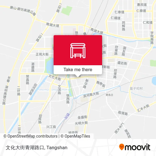 文化大街青湖路口 map