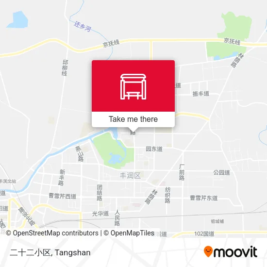 二十二小区 map