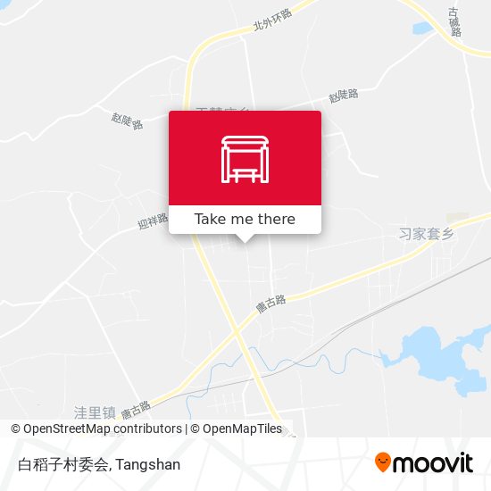 白稻子村委会 map