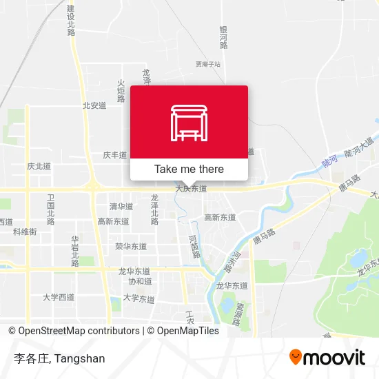 李各庄 map
