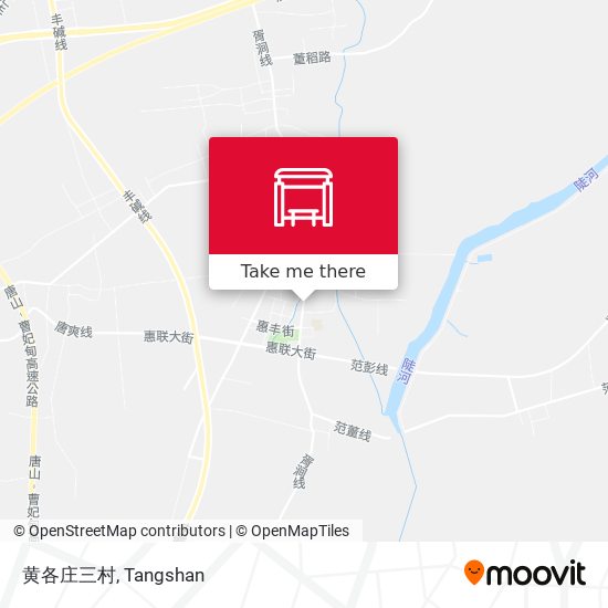 黄各庄三村 map