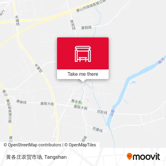 黄各庄农贸市场 map
