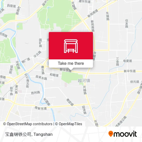 宝鑫钢铁公司 map