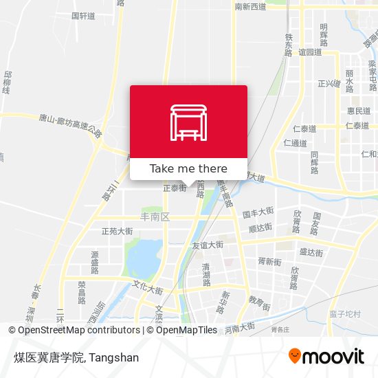 煤医冀唐学院 map