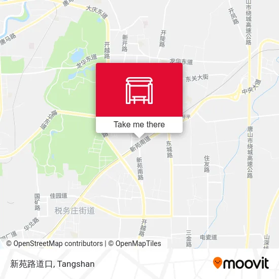 新苑路道口 map