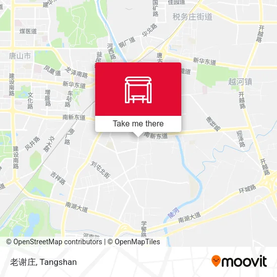 老谢庄 map