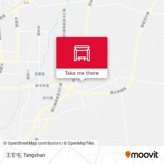 王官屯 map