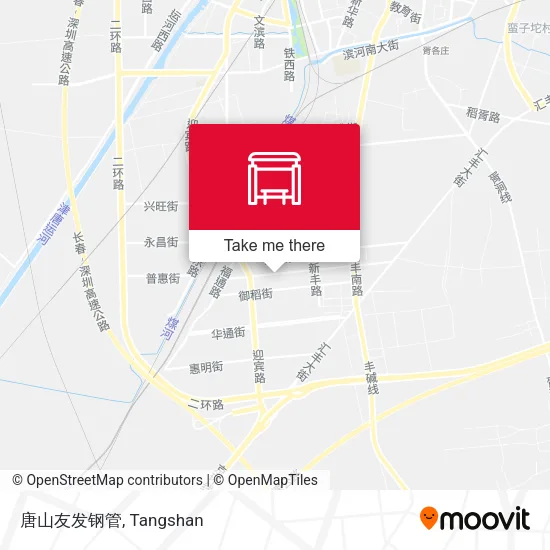 唐山友发钢管 map