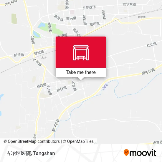 古冶区医院 map
