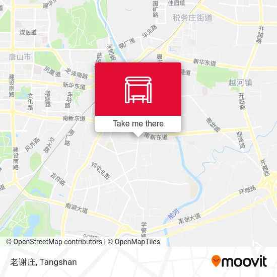 老谢庄 map