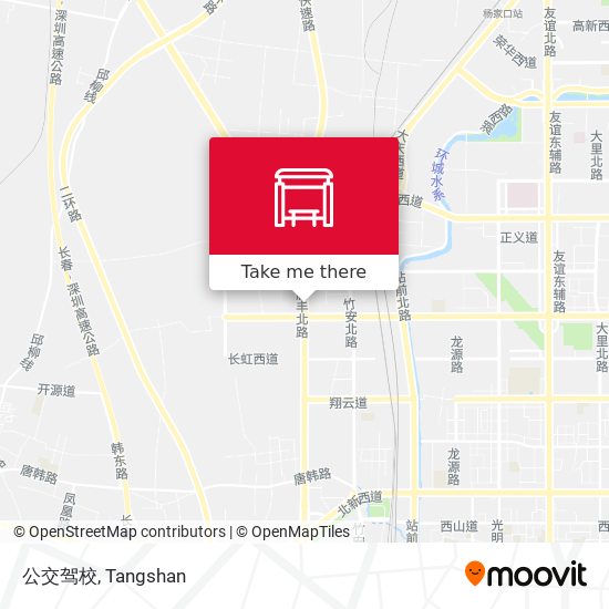 公交驾校 map