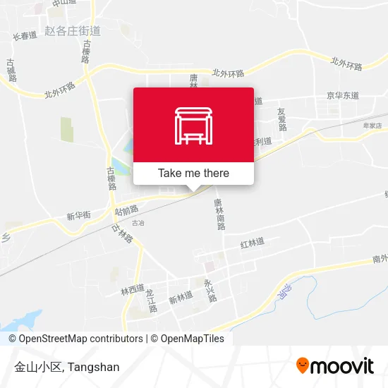 金山小区 map
