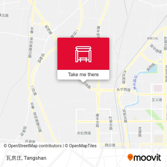 瓦房庄 map