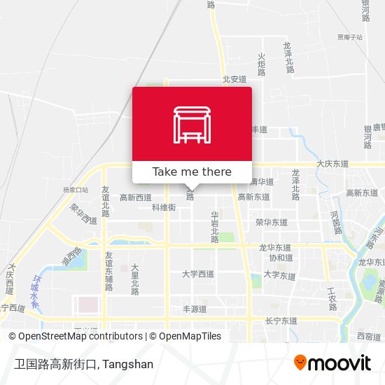 卫国路高新街口 map