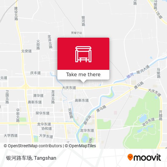 银河路车场 map