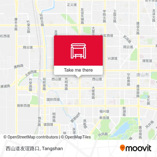 西山道友谊路口 map