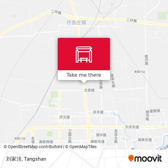 刘家洼 map