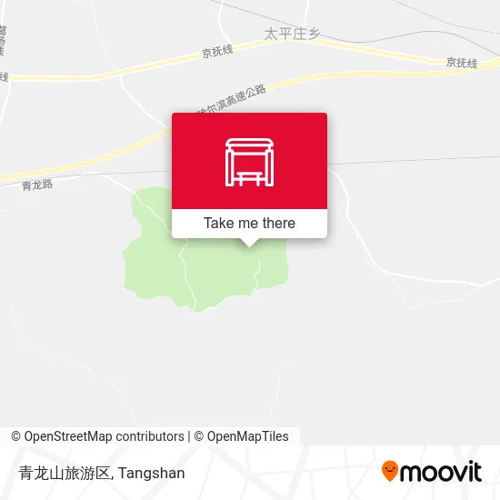 青龙山旅游区 map