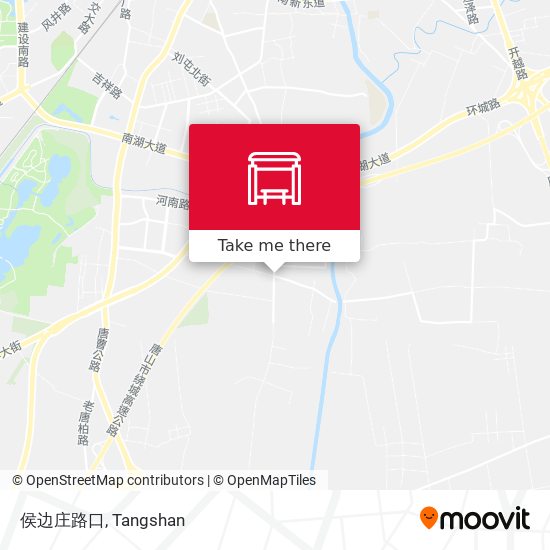 侯边庄路口 map