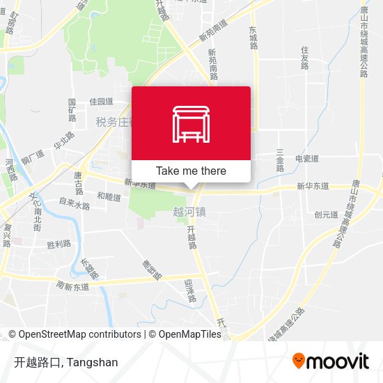 开越路口 map