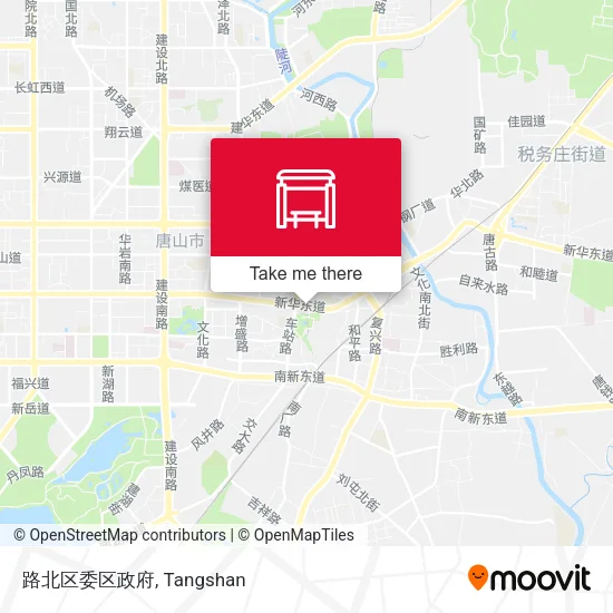 路北区委区政府 map
