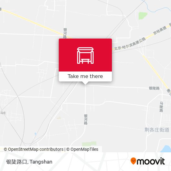 银陡路口 map