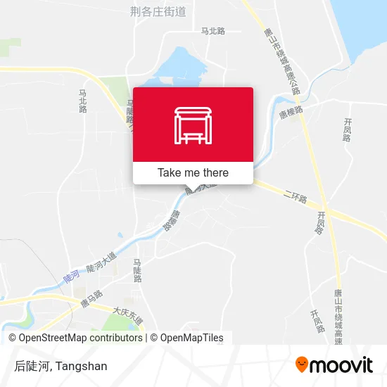 后陡河 map