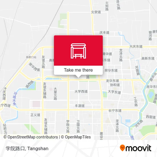 学院路口 map