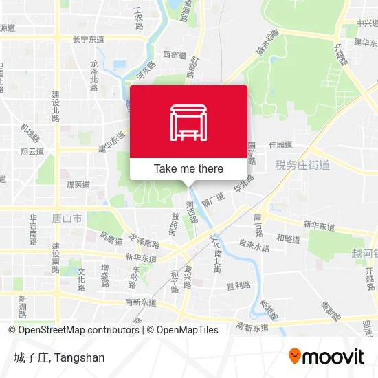 城子庄 map