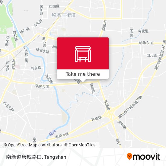 南新道唐钱路口 map