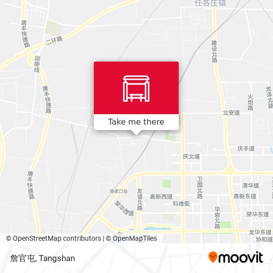 詹官屯 map