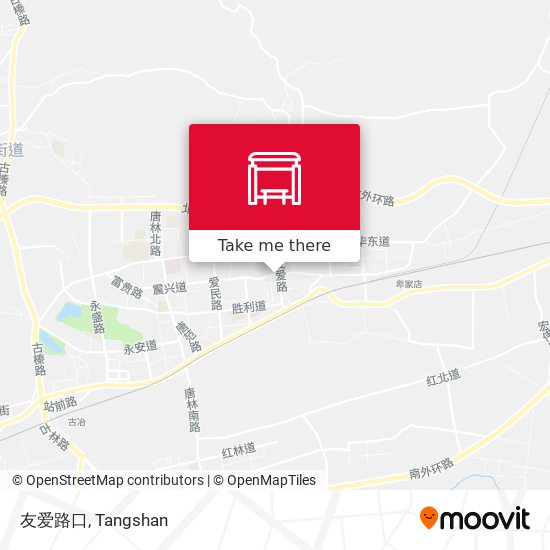 友爱路口 map