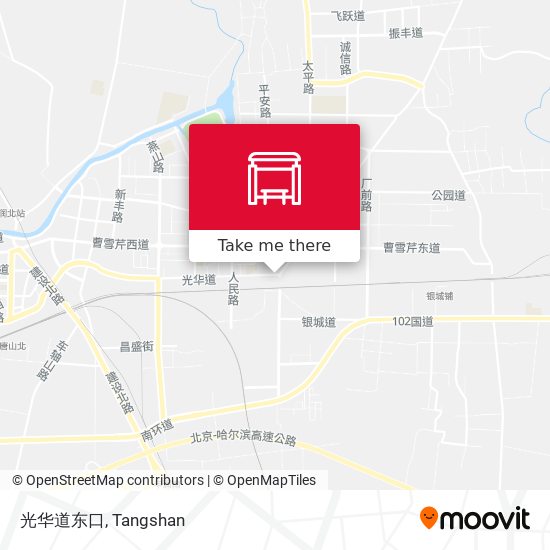 光华道东口 map